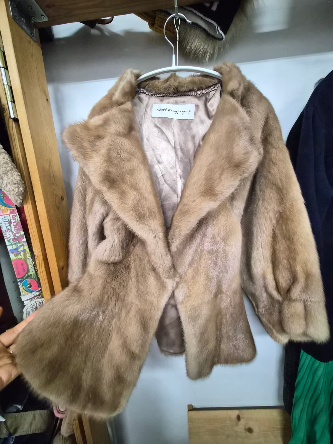 오브제 플래티넘 벌룬밍크자켓 상품이미지5