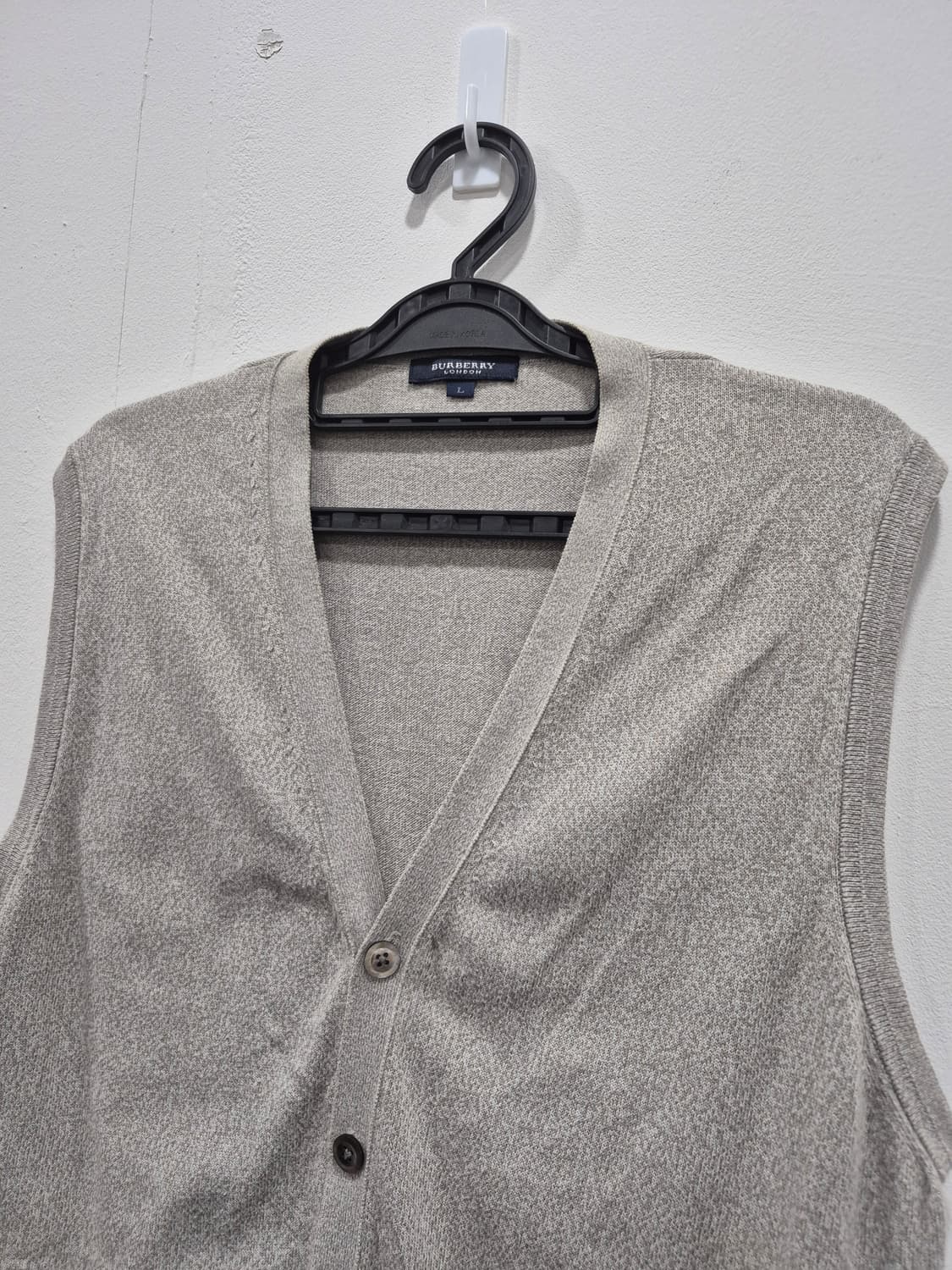 Burberry 버버리 브이넥 니트 조끼 베스트 남성 100사이즈 상품이미지2
