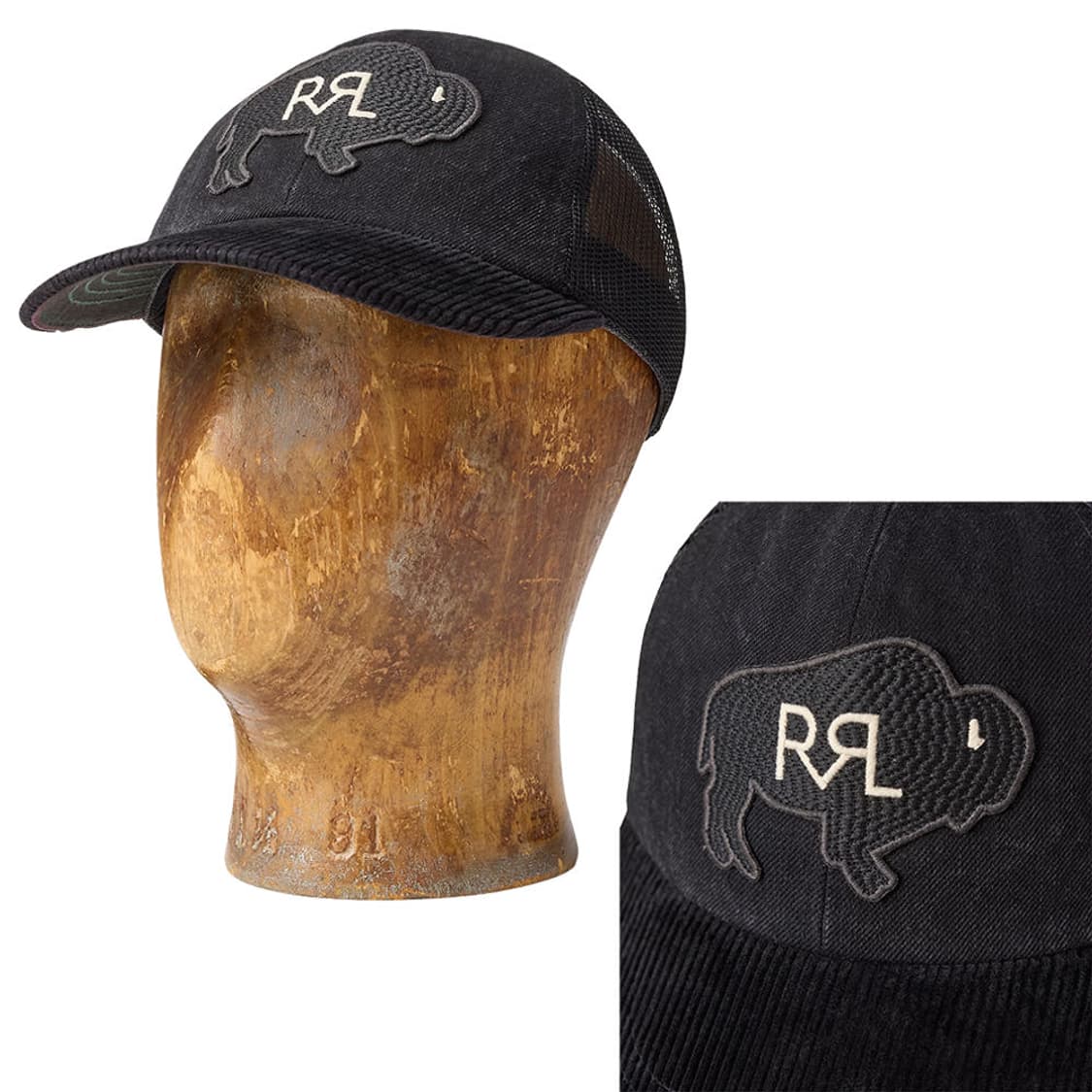 더블알엘 버팔로 메쉬 트러커 캡 새제품 상품이미지1