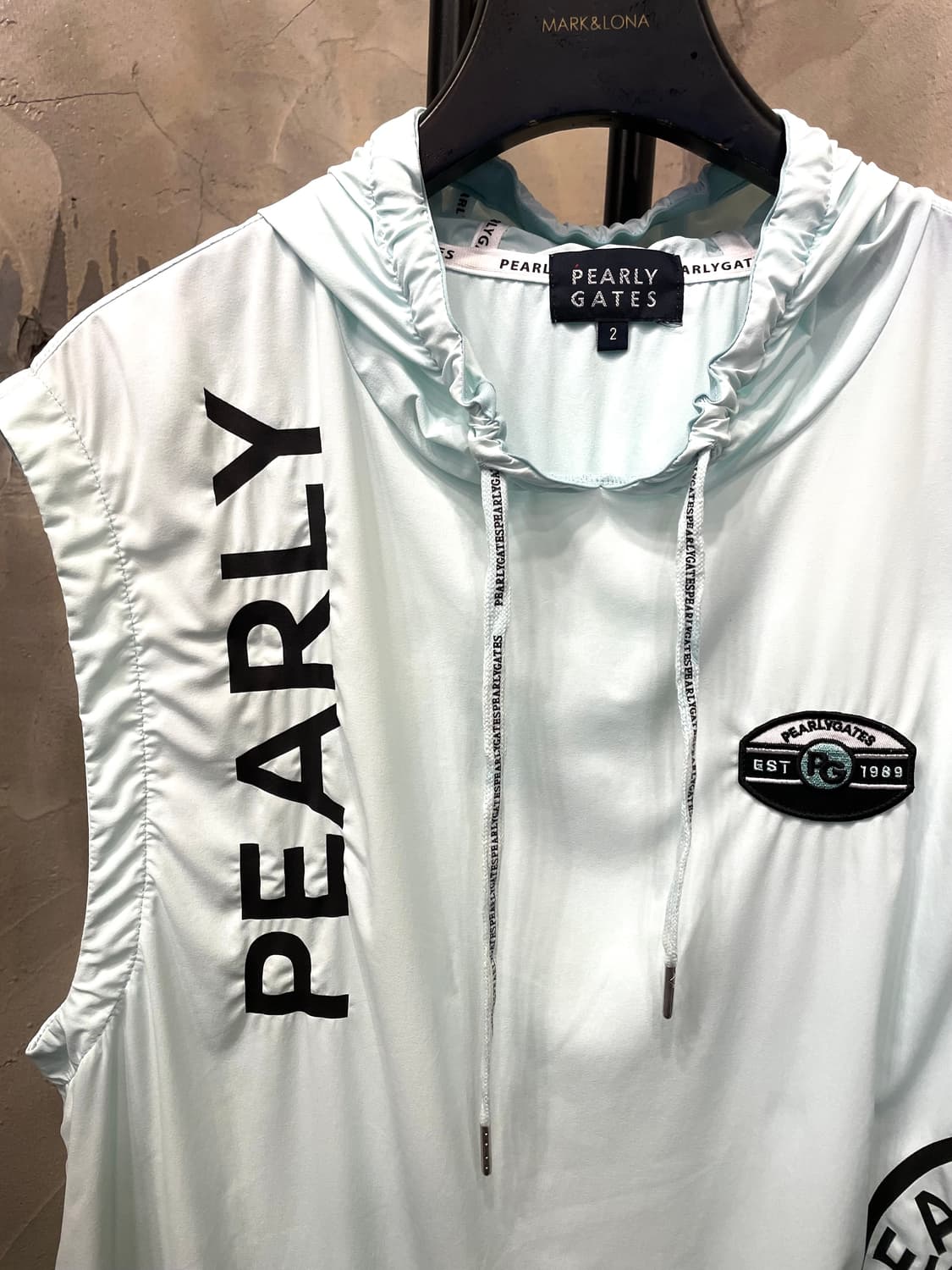 PEARLY GATES 여성 골프복 민소매 후드 바람막이  2 상품이미지5