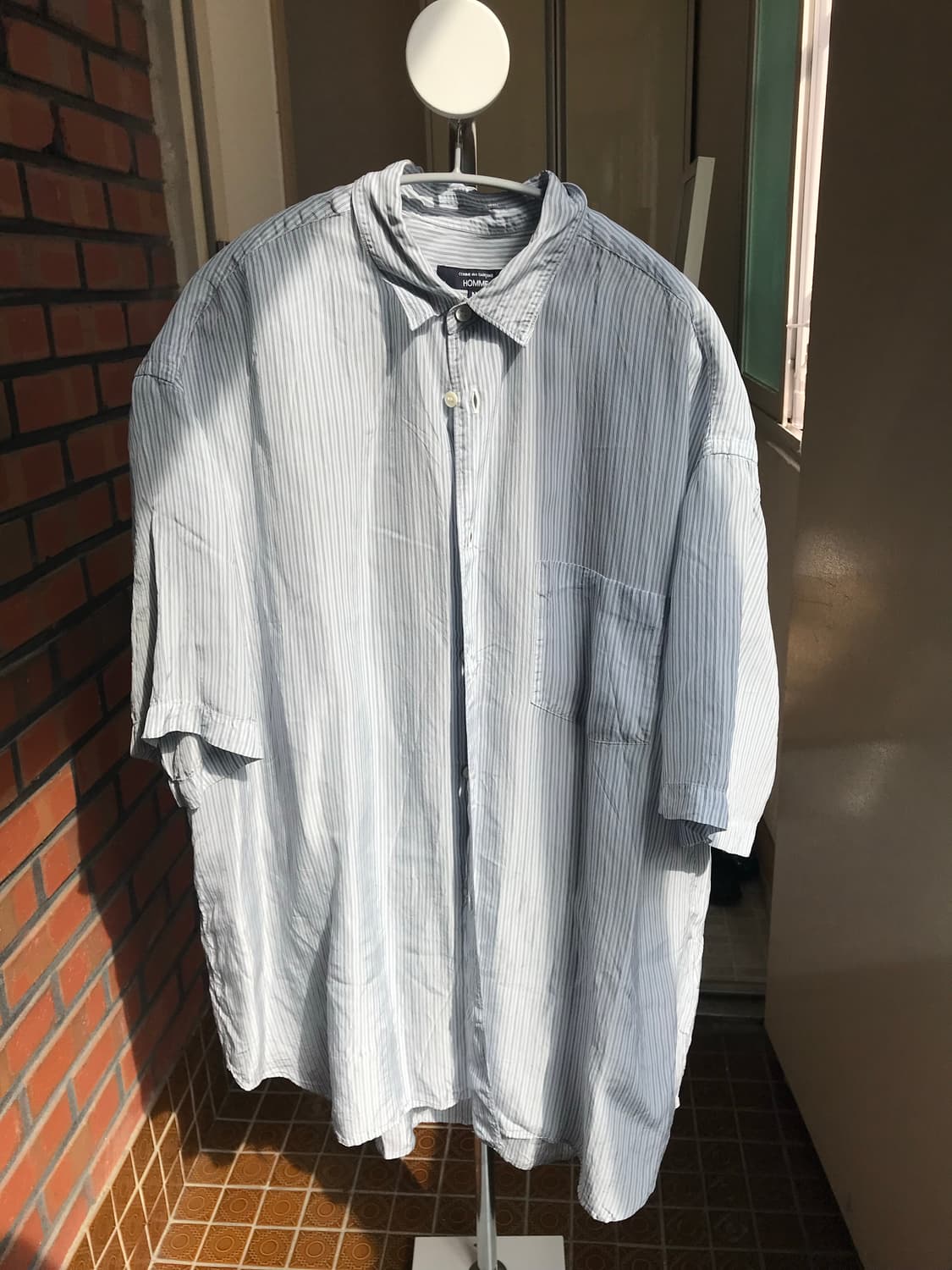 꼼데가르송 옴므 큐프라 반팔 셔츠 M 2025 상품이미지1