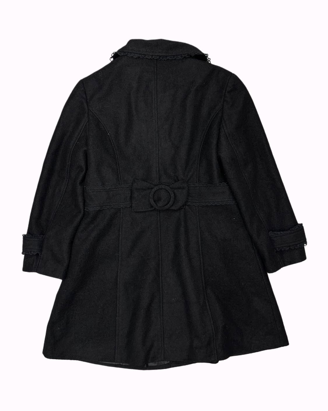 black lace ribbon lolita coat 상품이미지4