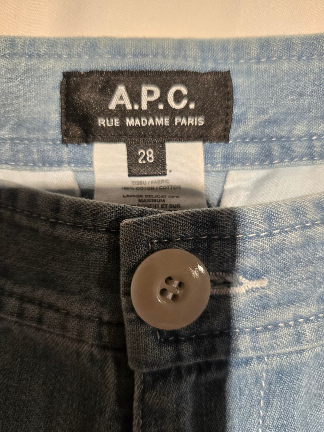 A.P.C. 와이드 데님 팬츠 28 상품이미지2