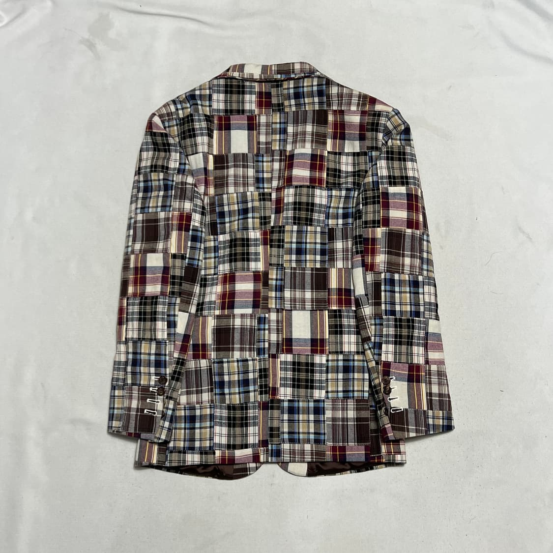 L 폴로랄프로렌 패치워크 마드리스 블레이져 상품이미지3