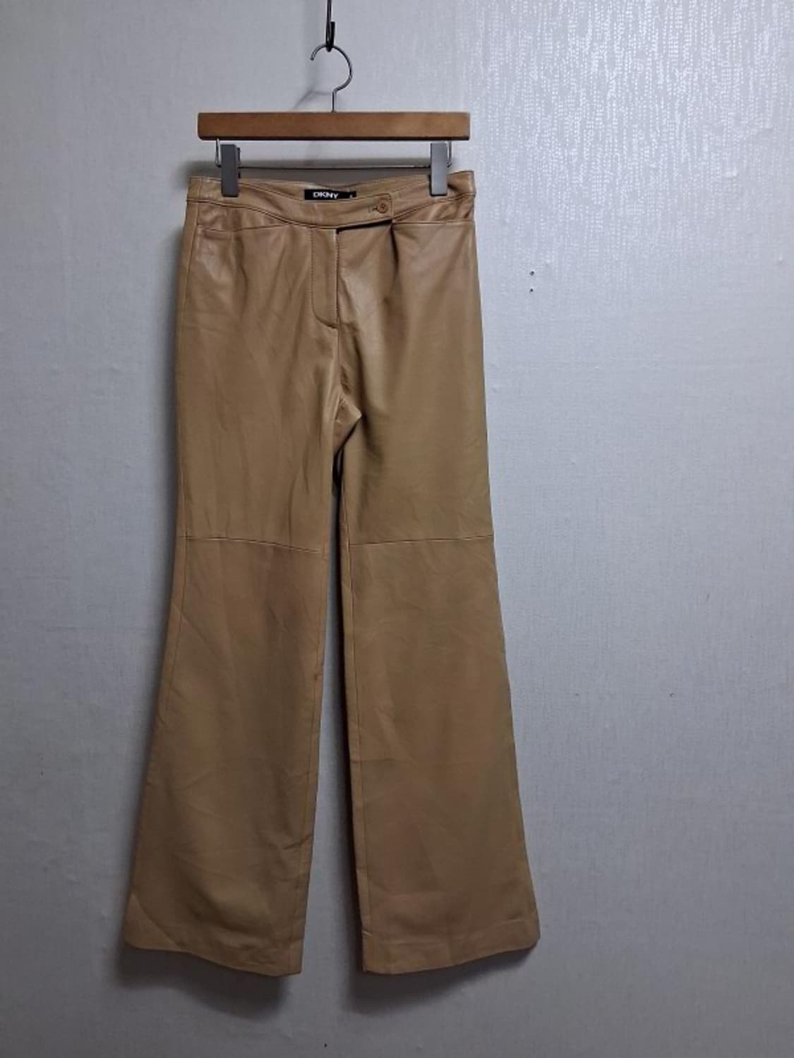 일본빈티지 DKNY 디케이엔와이 여성 양가죽팬츠 리얼 램스킨 안감유 26 상품이미지1