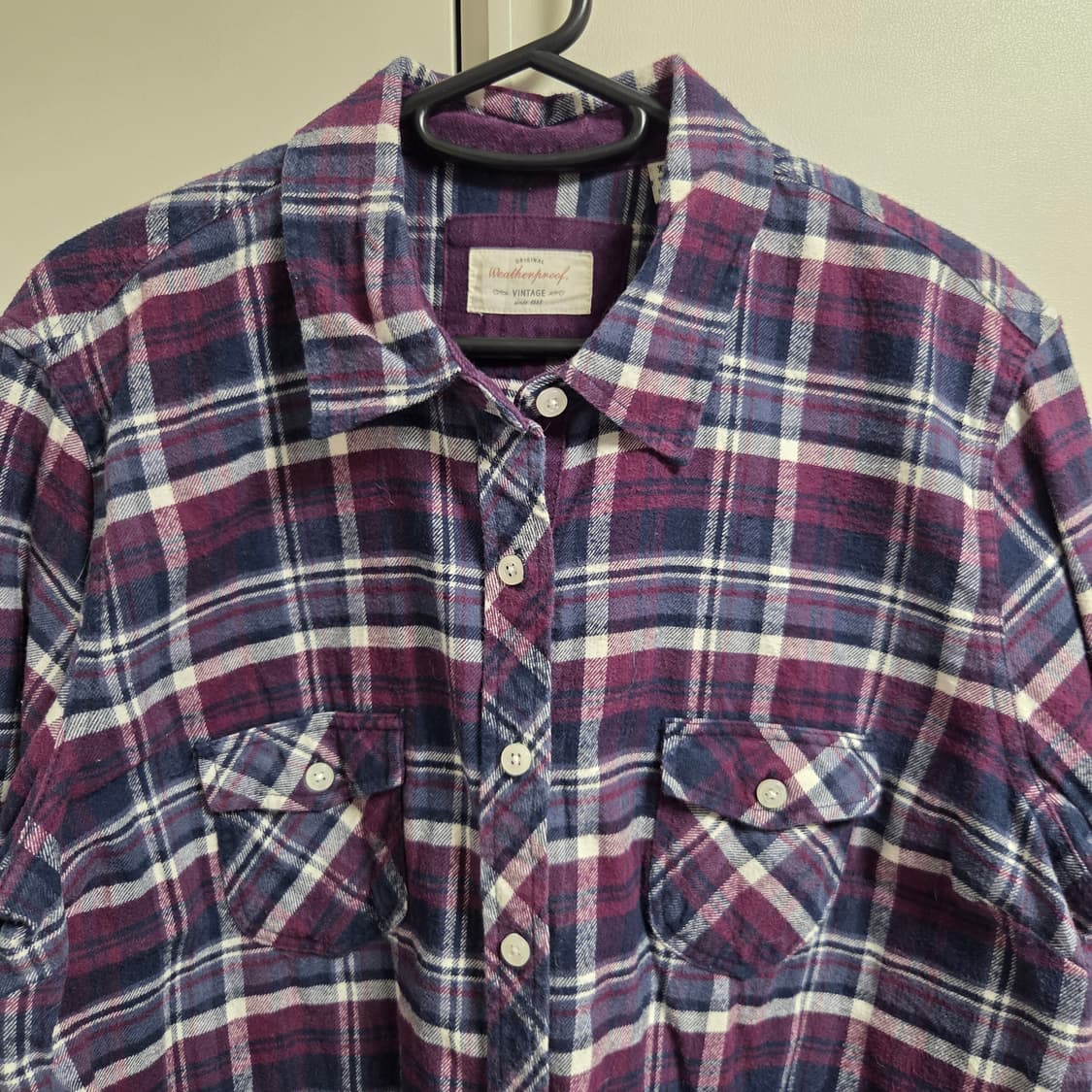 Weatherproof 아메리칸 플란넬 체크 셔츠 L(100) 상품이미지2