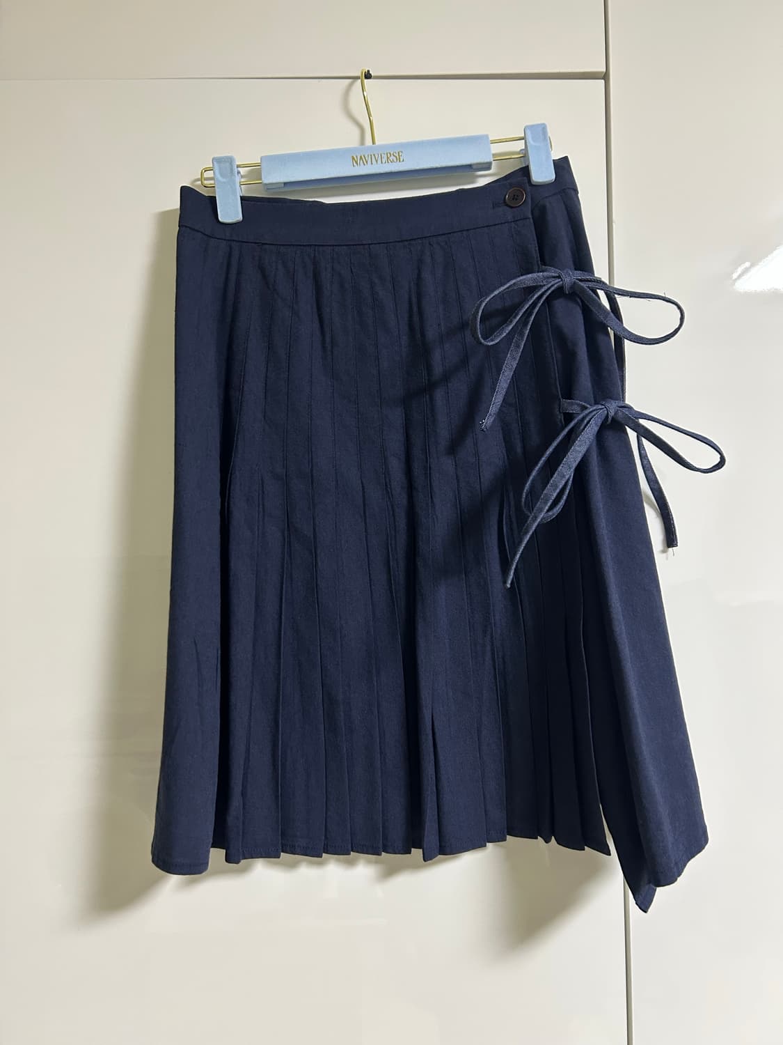 Misuabarbe 미수아바브흐 데님 플리츠 스커트 상품이미지1