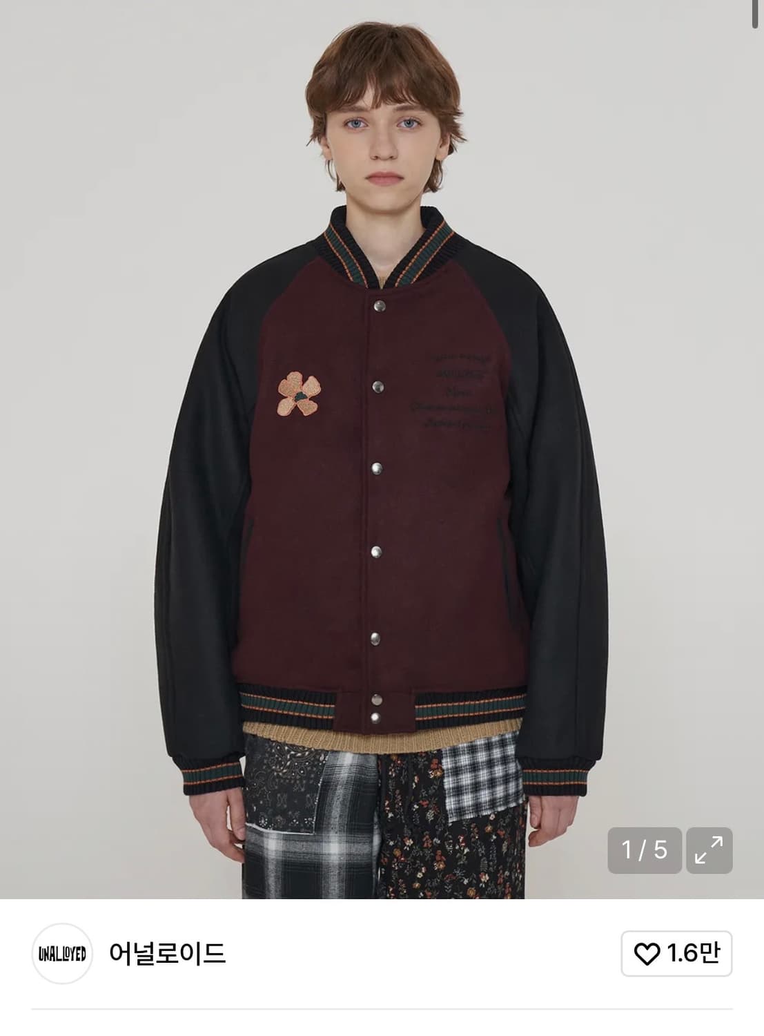 어널로이드 바시티 자켓 상품이미지1