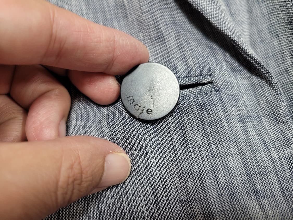 마쥬(maje) 지퍼디테일 린넨자켓 55 상품이미지6