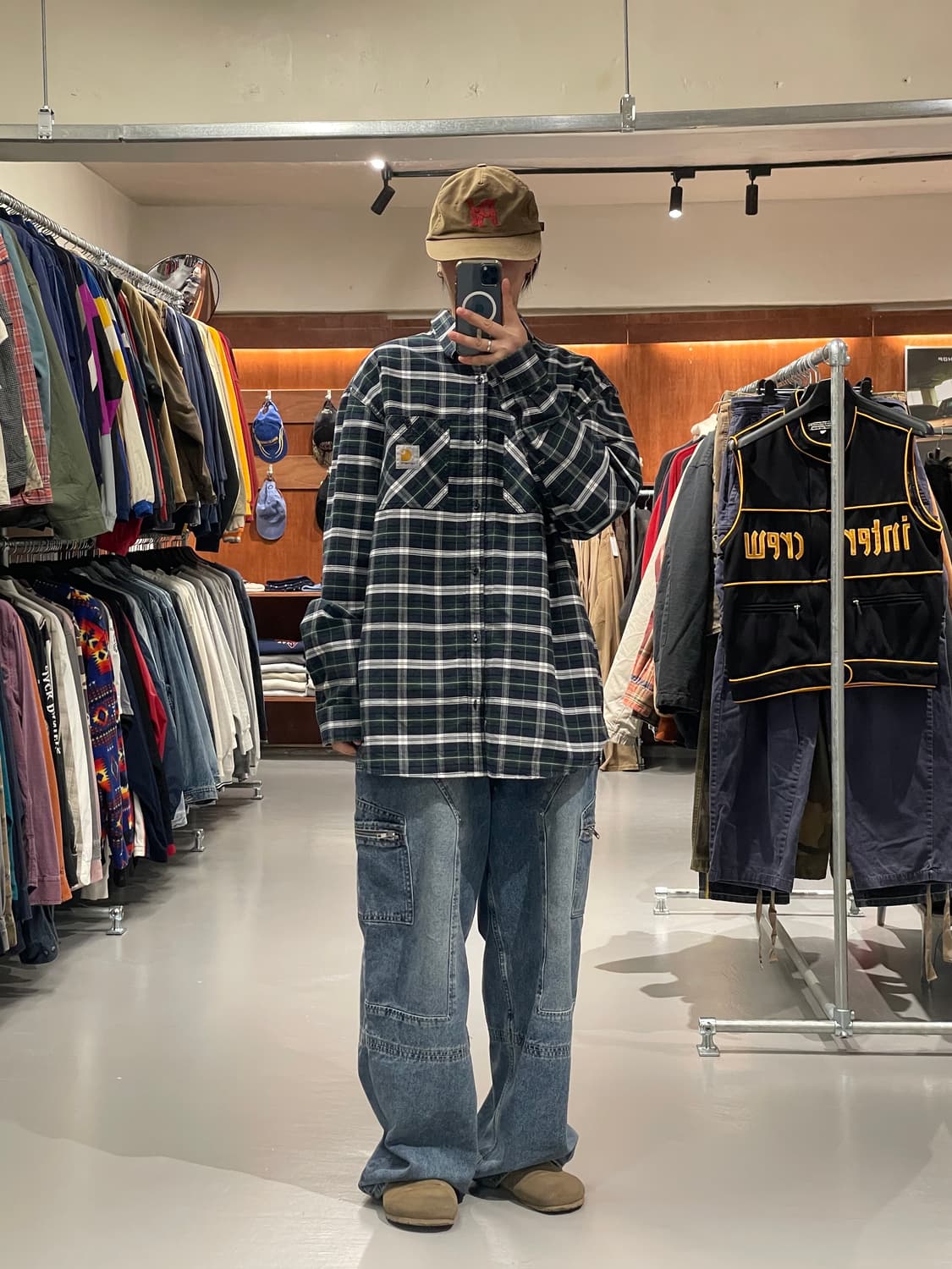 칼하트 체크 셔츠  상품이미지1