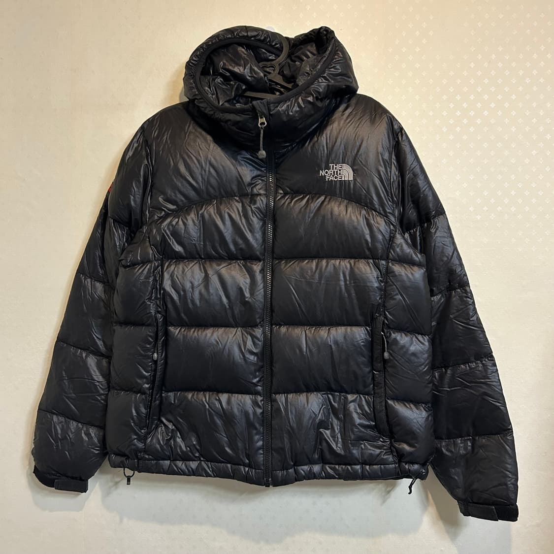 노스페이스 써밋 후드 구스다운 패딩 자켓 블랙 95  상품이미지4