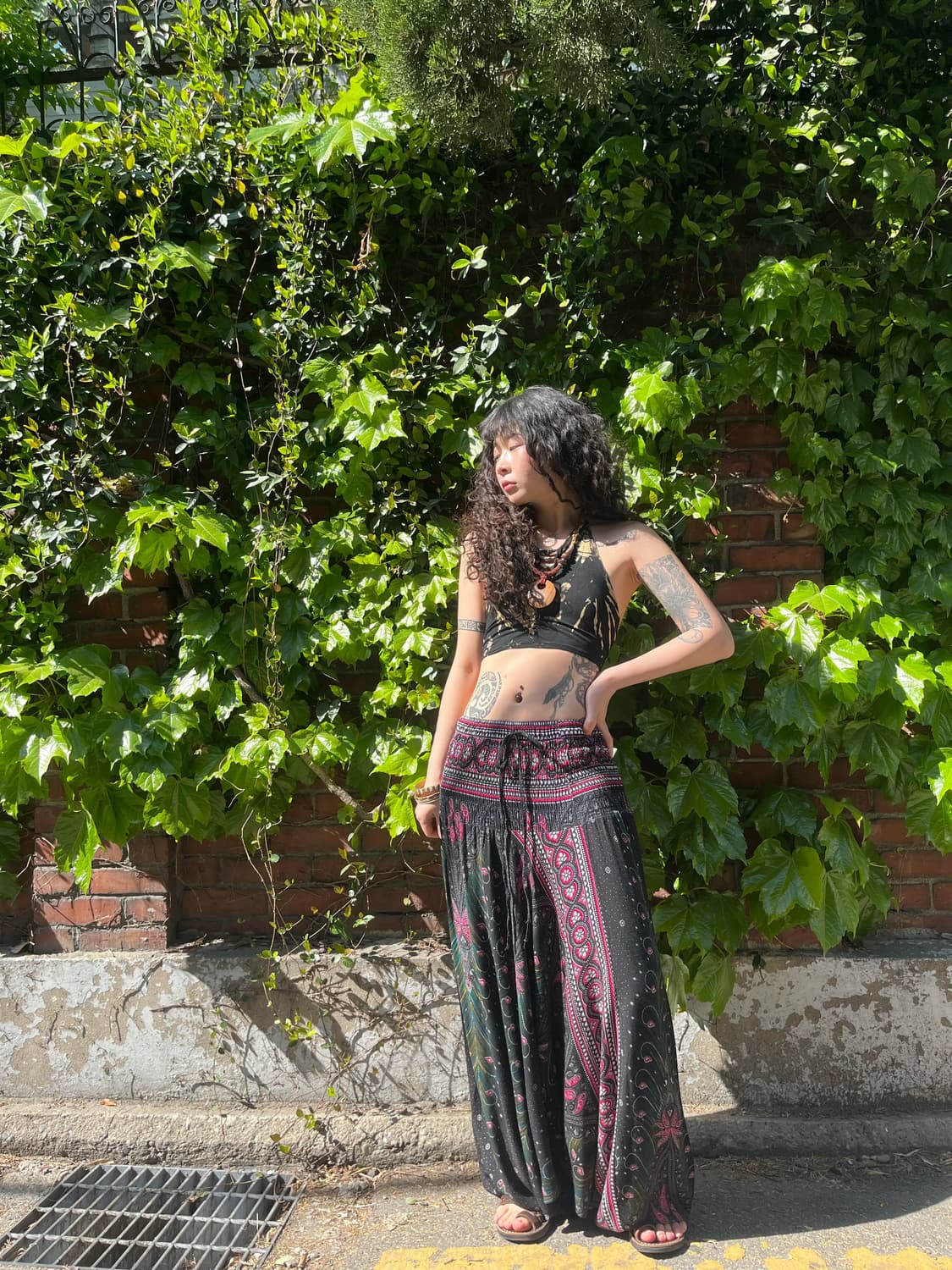 히피 에스닉 페이즐리 사무엘 팬츠 상품이미지4