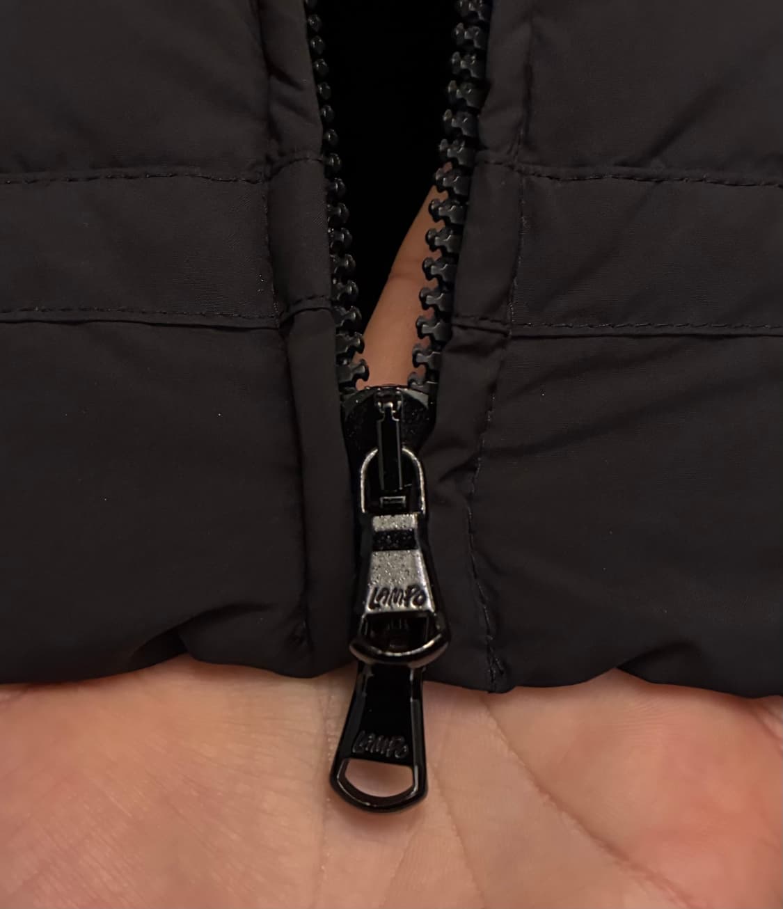 (M/97)SYSTEM 시스템옴므 블록 구스다운 니트패딩 블랙  시스템  상품이미지6