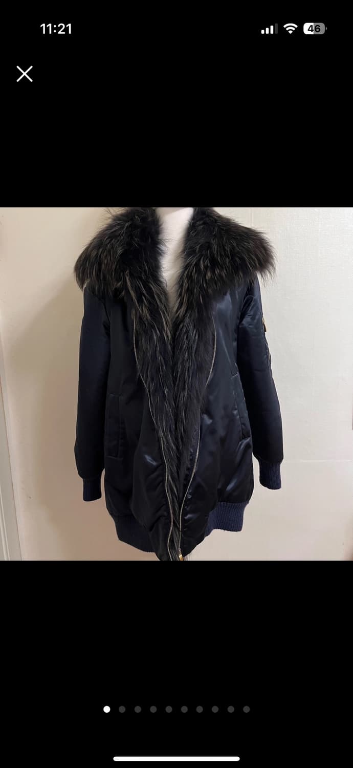 청담동 편집샵 글로시 항공점퍼 퍼 점퍼 상품이미지1