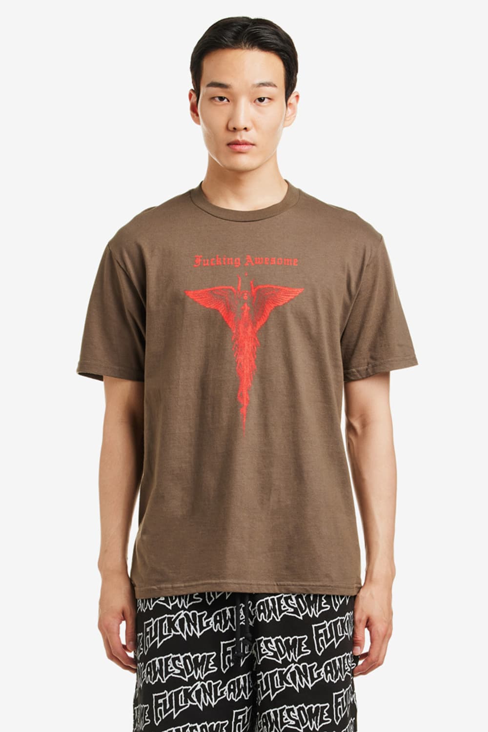 [XL]퍼킹어썸 FUCKING AWSOME 세라핌 티셔츠 올리브 상품이미지1