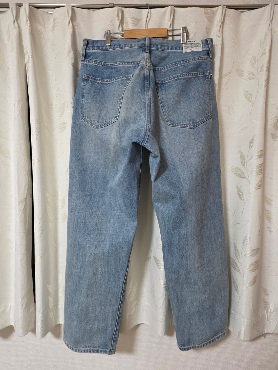 비헤비어 522c 셀비지 데님 팬츠 블리치드 3사이즈(32) 상품이미지3