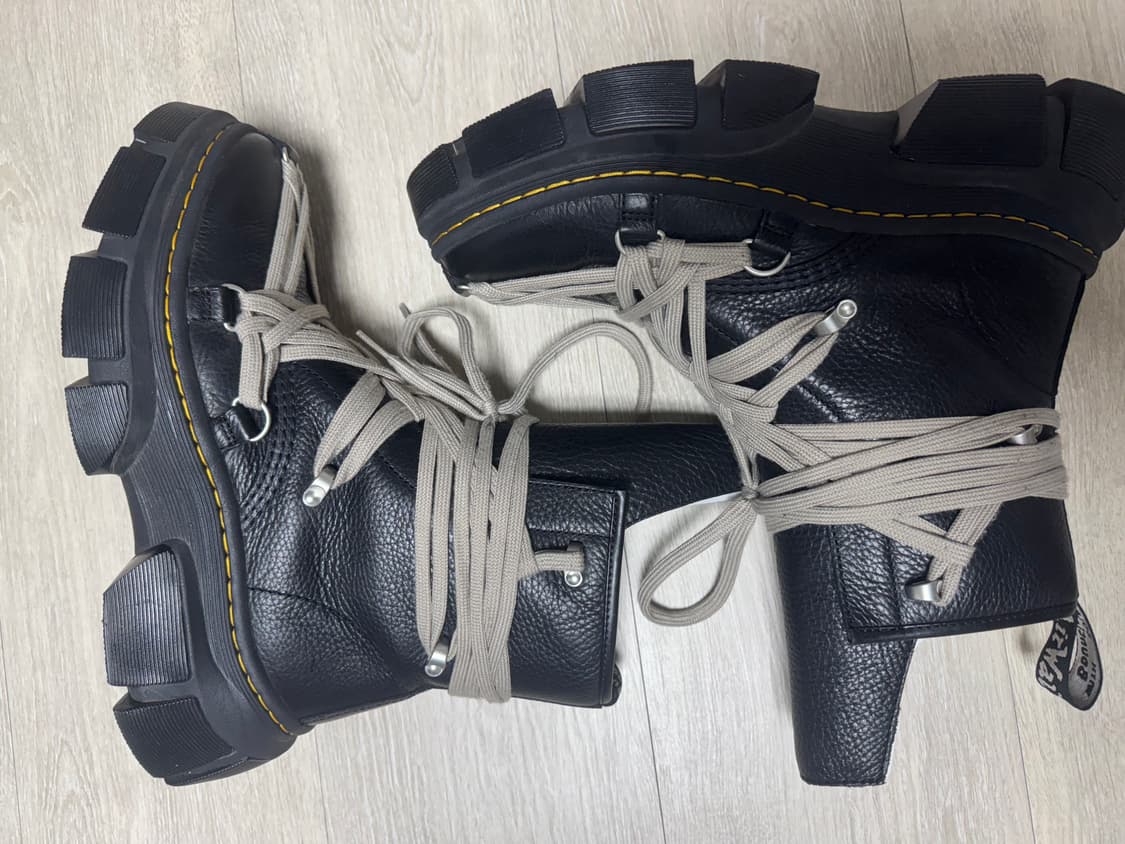 닥터마틴 x 릭오웬스 1460 DMXL 메가레이스 블랙 270 상품이미지3