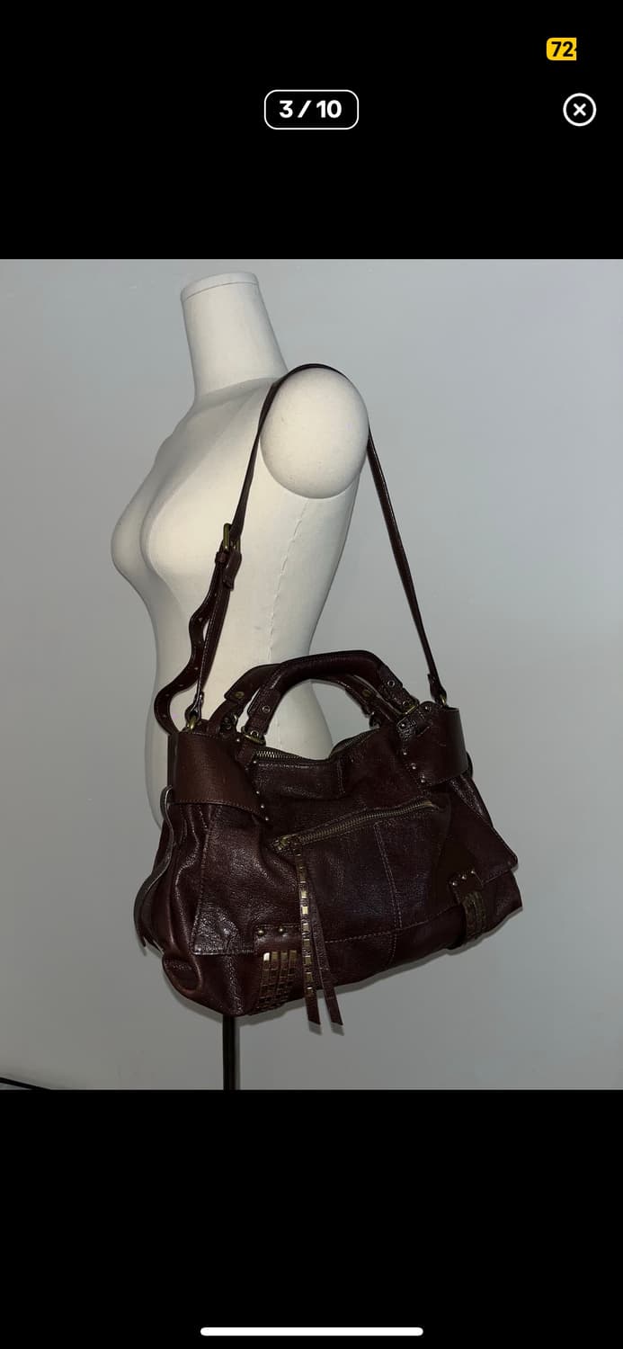 Kooba Red Brown Shoulder Bag  상품이미지3