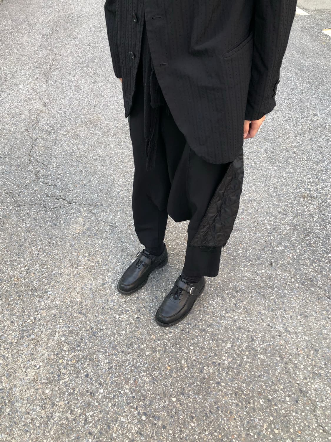 꼼데가르송 옴므 플러스 뭉크 스트랩 로퍼 상품이미지1