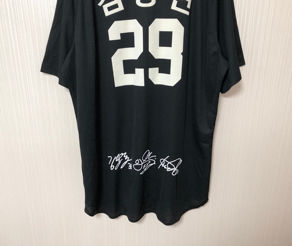 KBO SK와이번스 인천블랙유니폼/져지 XL #29 김광현 상품이미지10