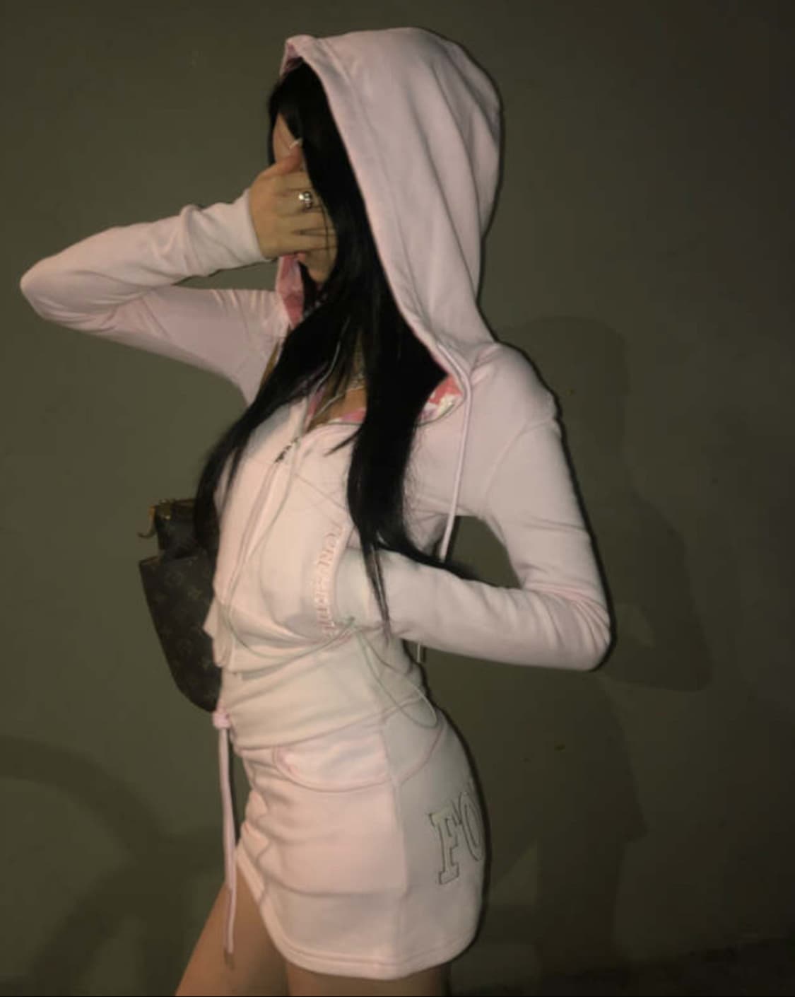 포어링 베베 카고 트레이닝 셋업 핑크 상품이미지1