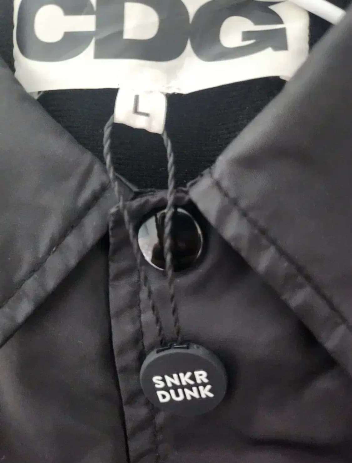 CDG x 스투시 코치 자켓 블랙 상품이미지3