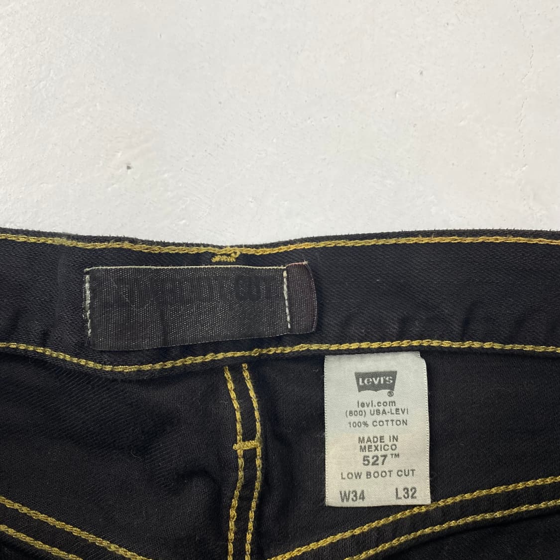 리바이스 527 부츠컷 블랙 플레어 진 (34) 상품이미지10