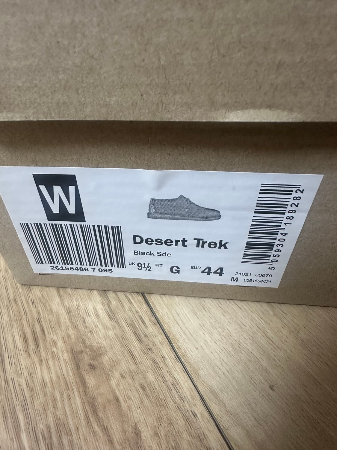 클락스 데저트 트랙 uk9.5 블랙 새상품 상품이미지3