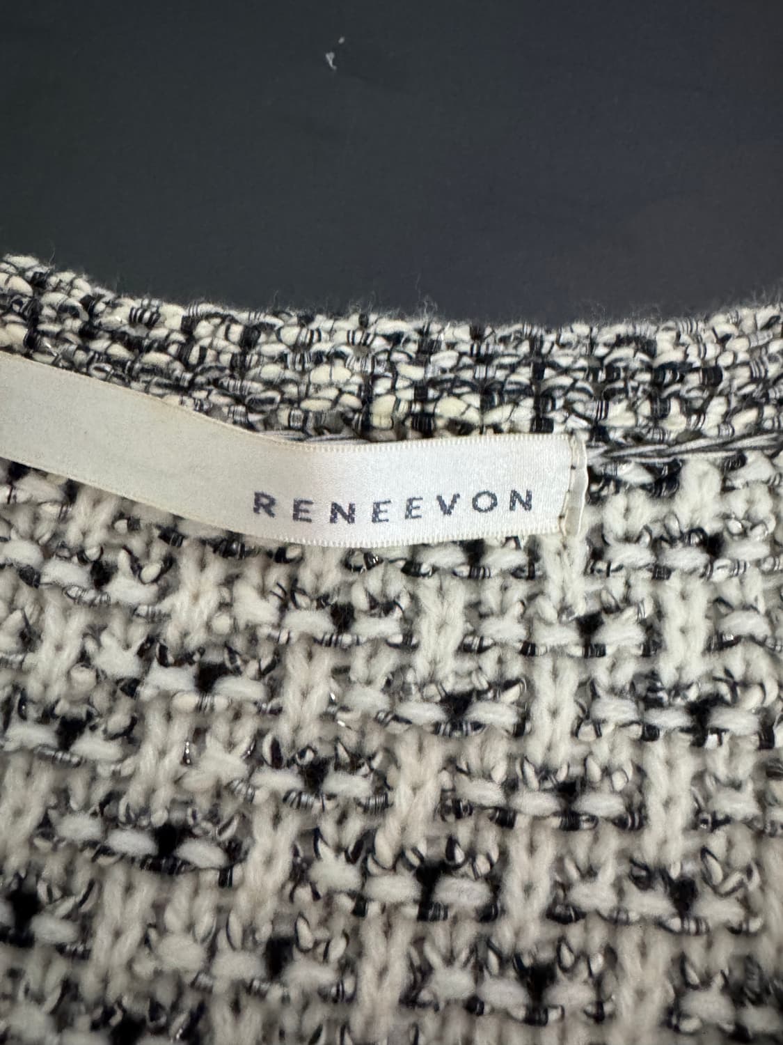 여성 레니본 Reneevon 트위드 크롭 자켓 44 상품이미지3