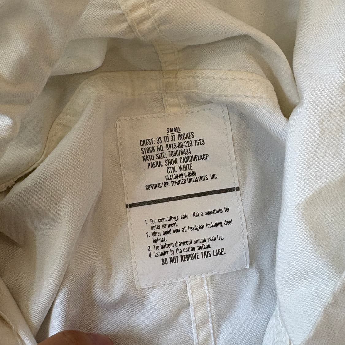 89년도 생산 미군 오리지널스노우 파카  상품이미지7