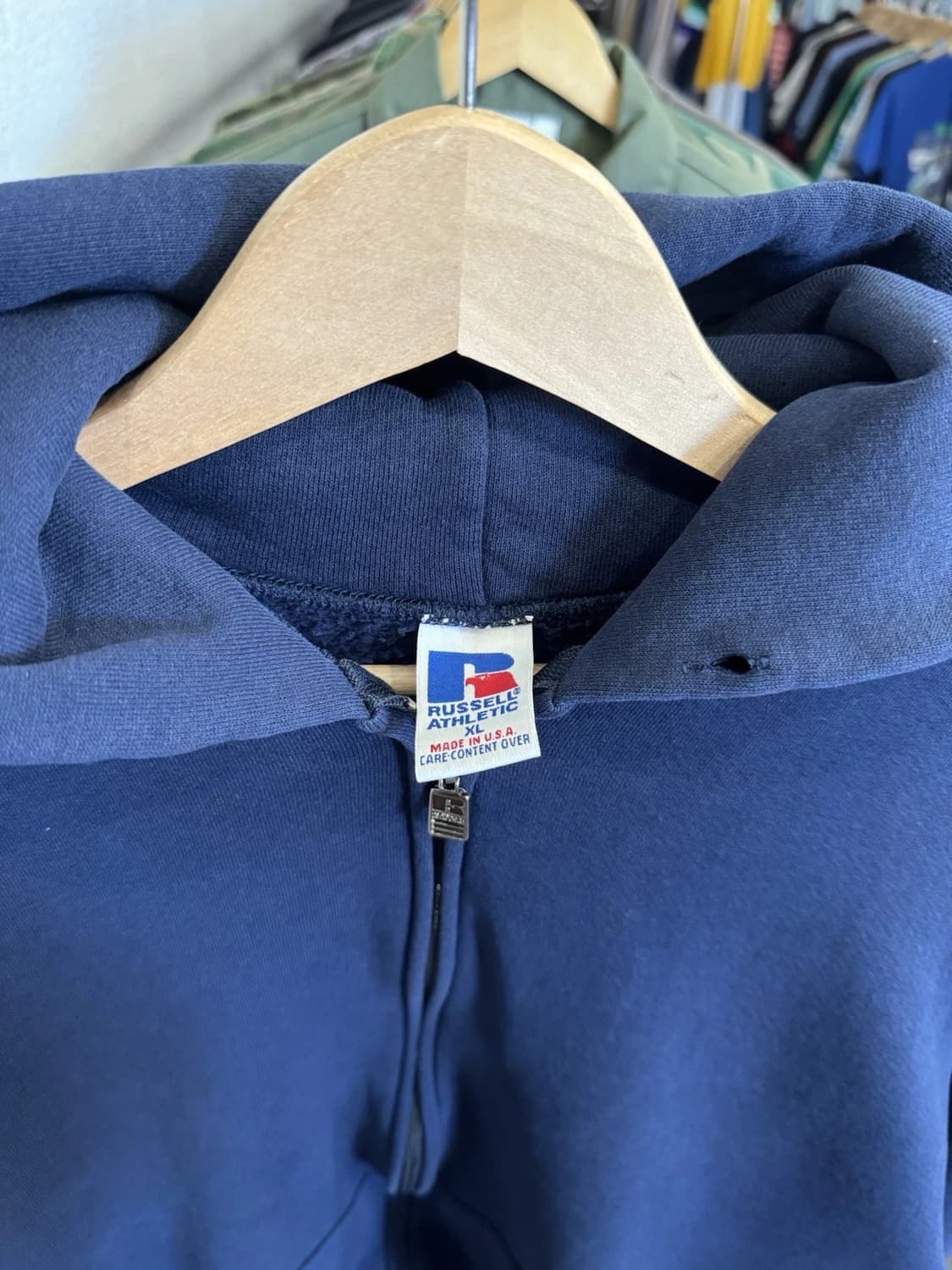 러셀 애슬레틱 후드집업 네이비 상품이미지4