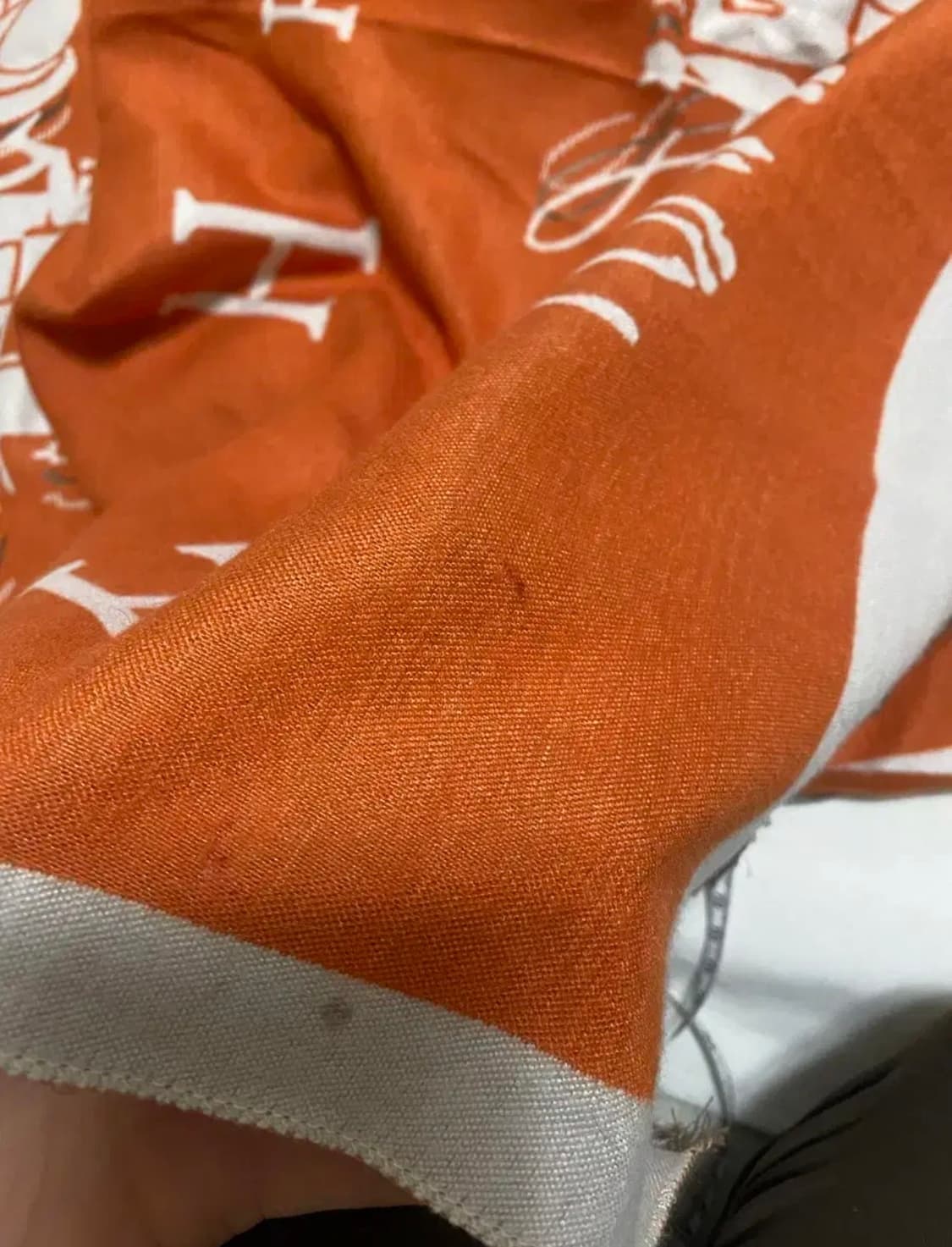 에르메스 오렌지 스카프 상품이미지3