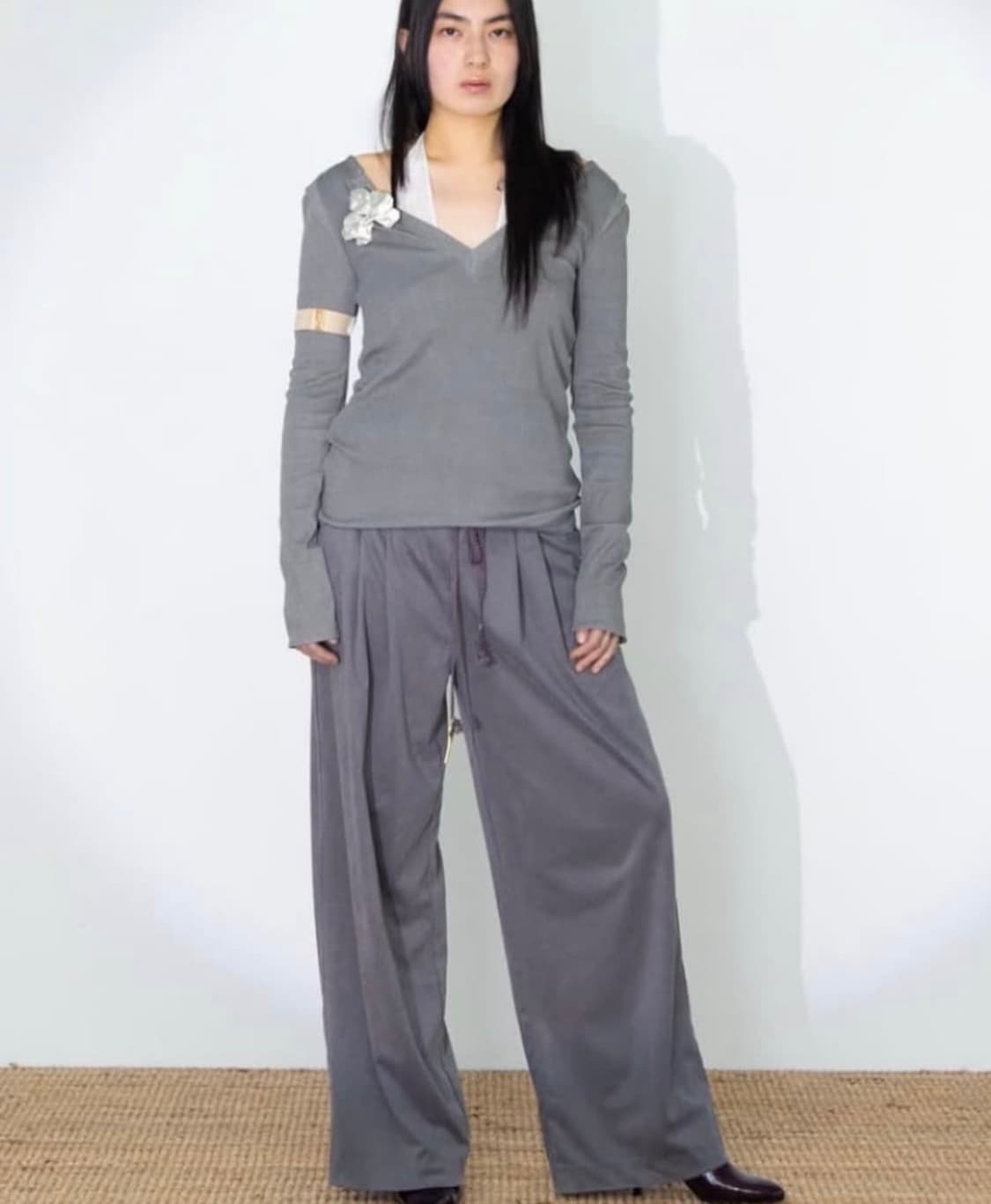 Suede Door Pants (dove) 상품이미지1