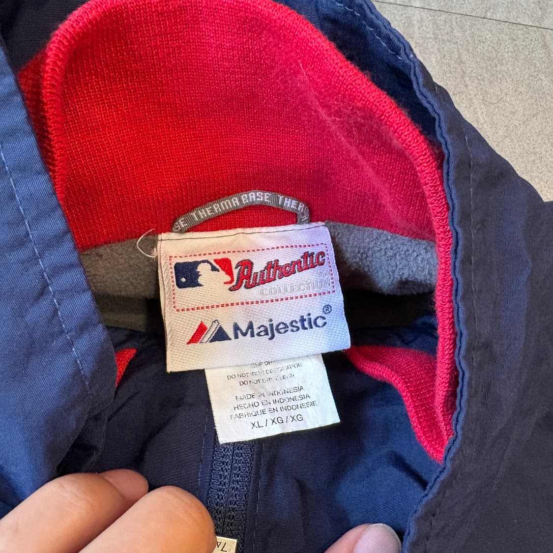 마제스틱 정품 보스턴 네이비 자켓 상품이미지7