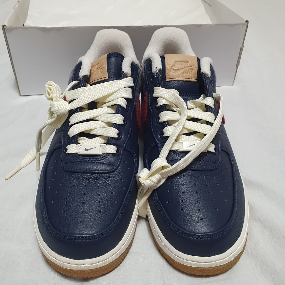 275 나이키 x 펜들턴 에어포스 1 로우 ID 네이비 상품이미지3