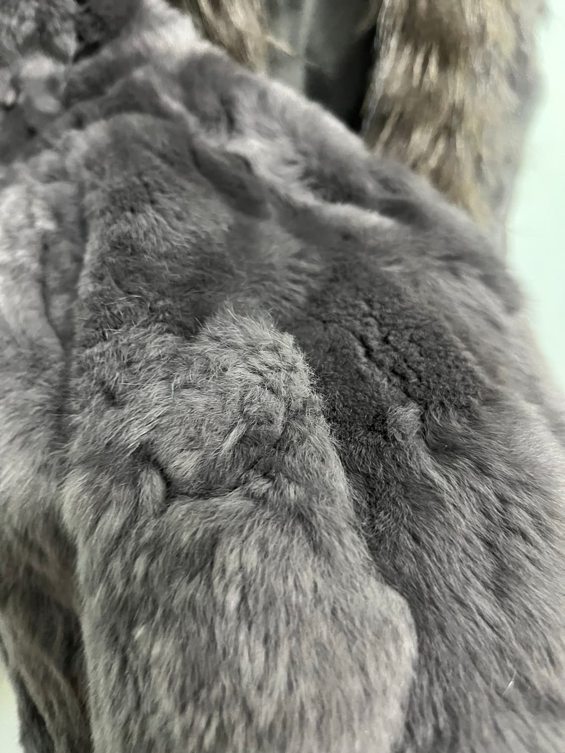 리가(LEEGA)토끼털 모피 베스트 조끼 상품이미지4