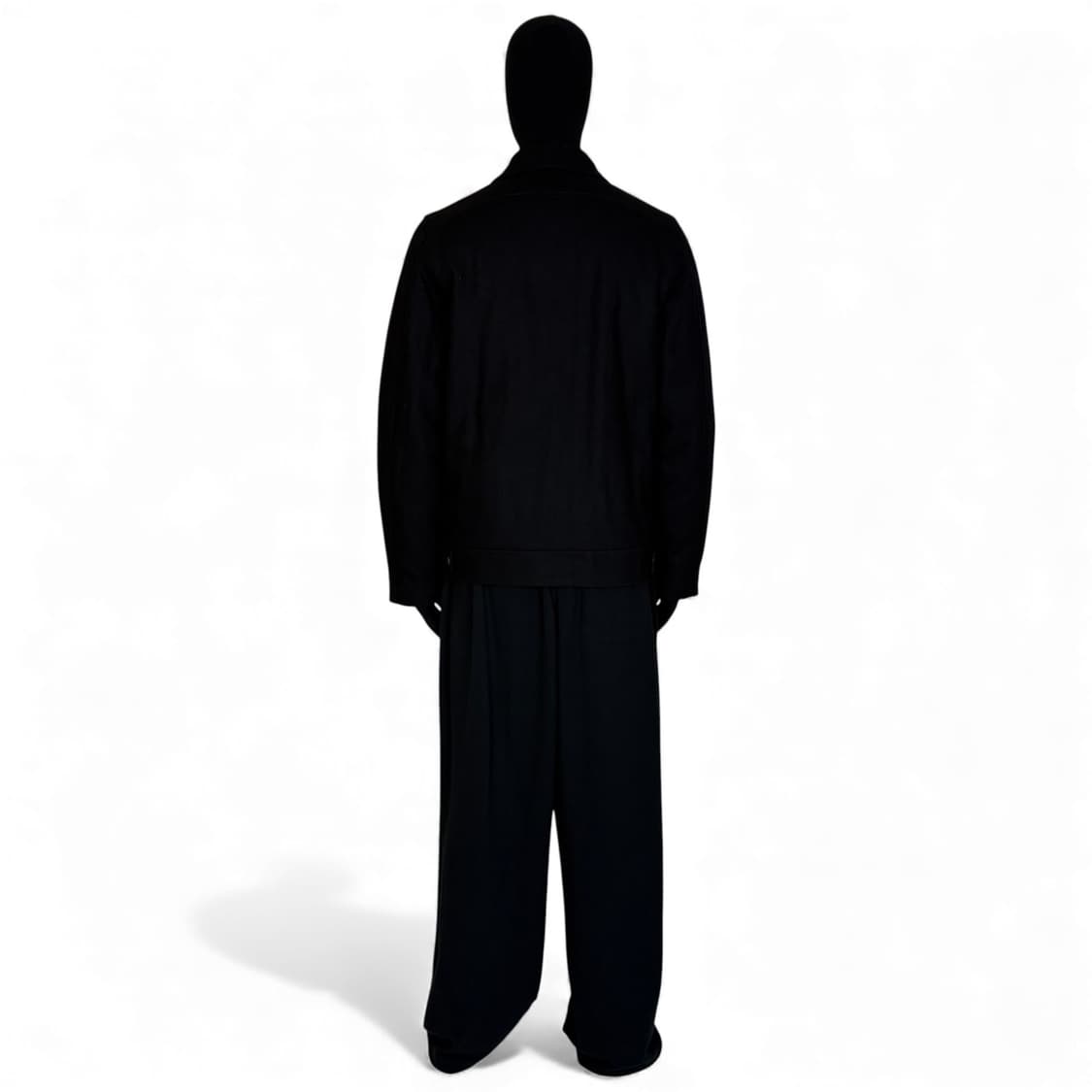 벤 데이비스 ben davis 칼라 넥 울 블루종 자켓 상품이미지2