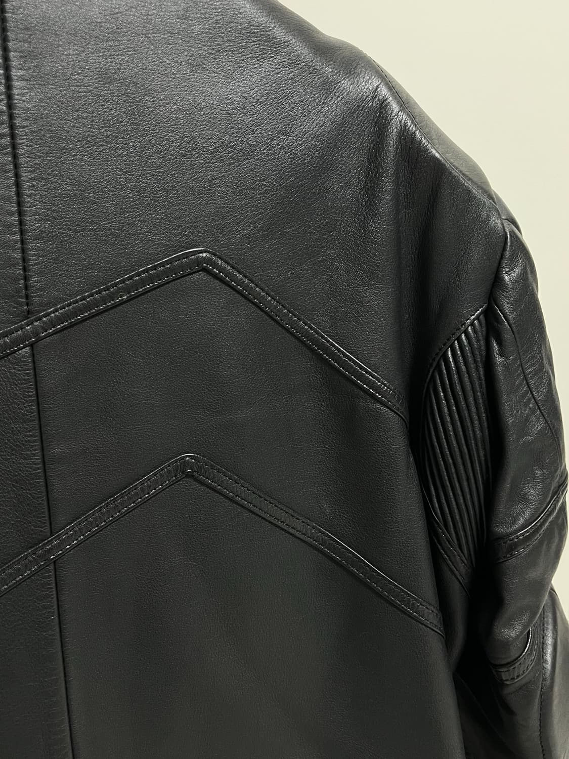 가죽 바이커 자켓 발렌시아가 스타일 상품이미지7