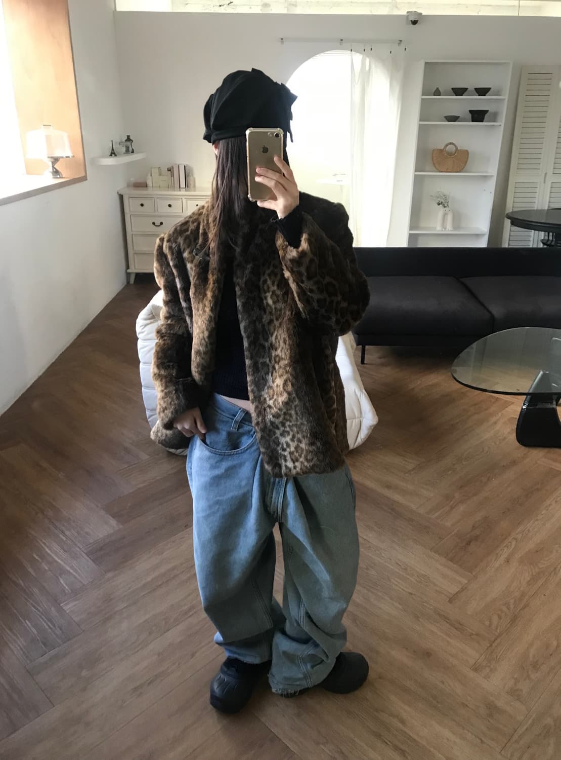 vintage leopard fur jacket 상품이미지2