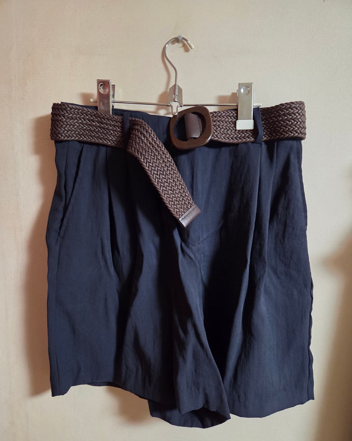자라 네이비 반바지 L 벨트 포함 상품이미지1
