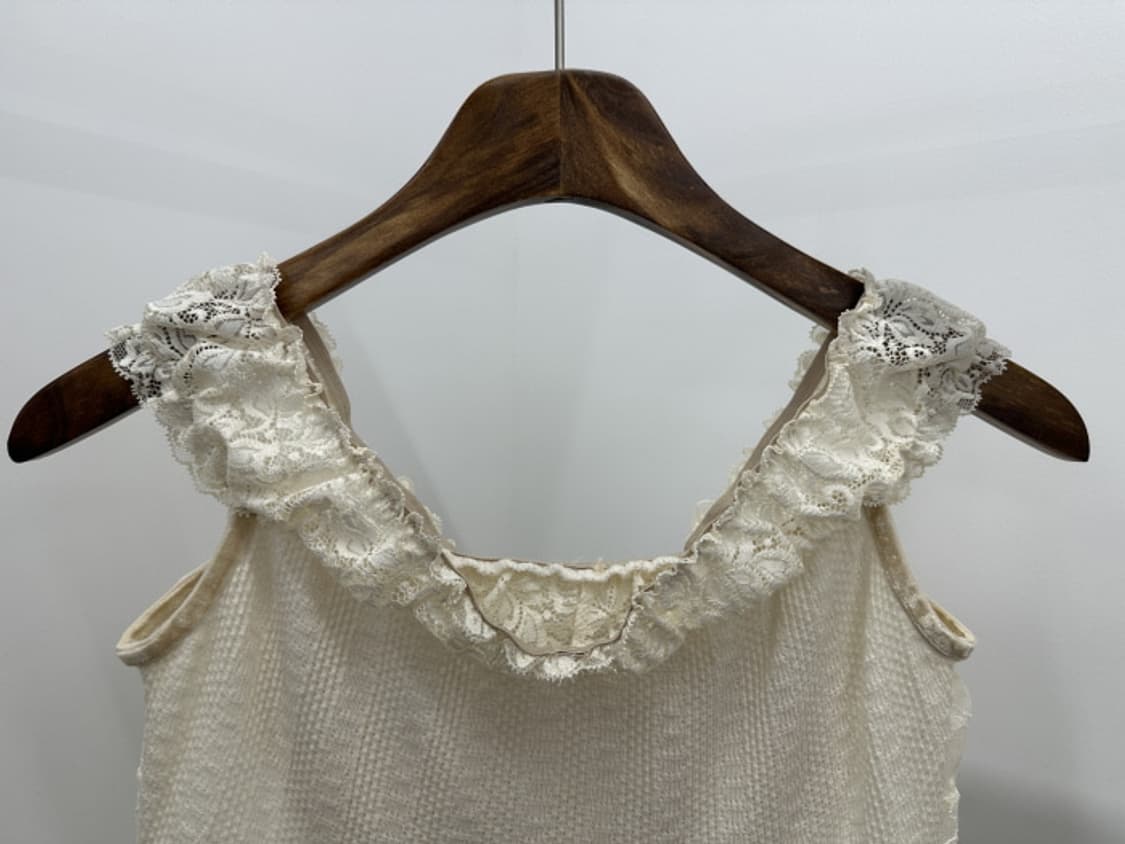 GRACE CONTINENTAL 크로셰 베스트 (M) 상품이미지6