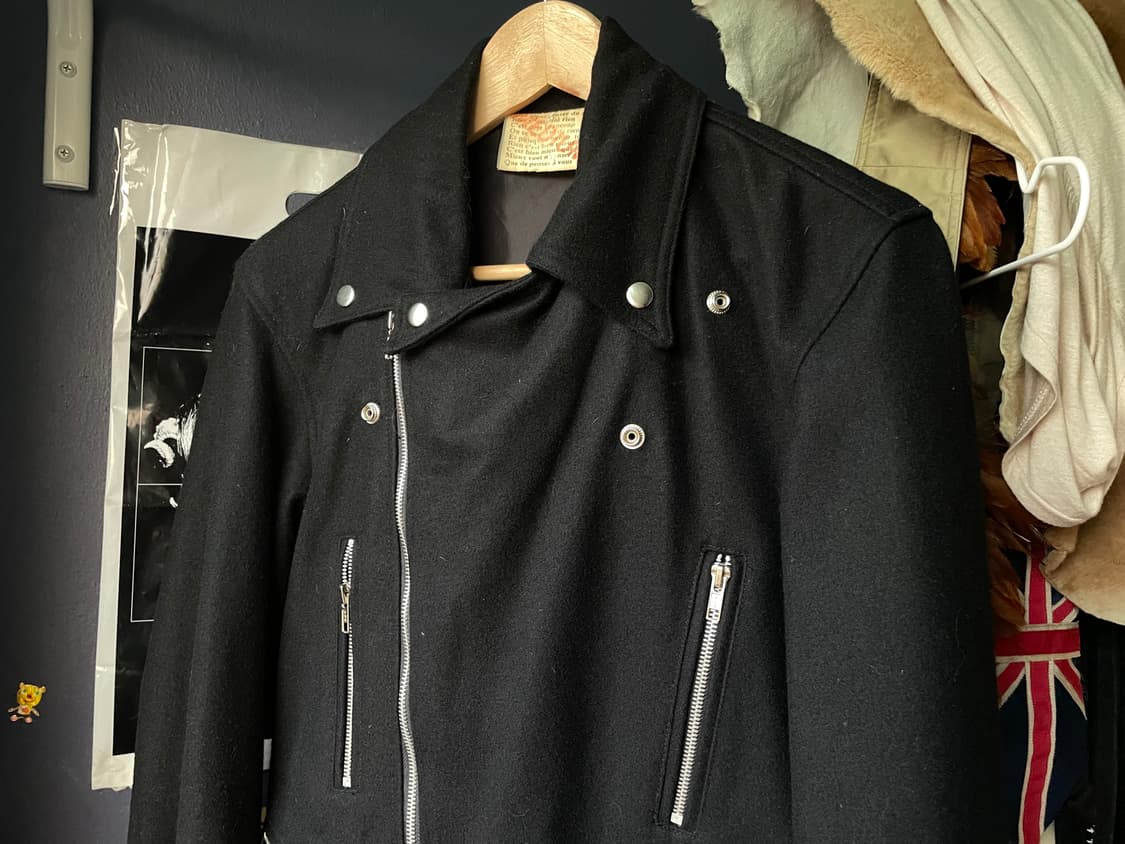 빈티지 울 라이더 자켓 상품이미지7