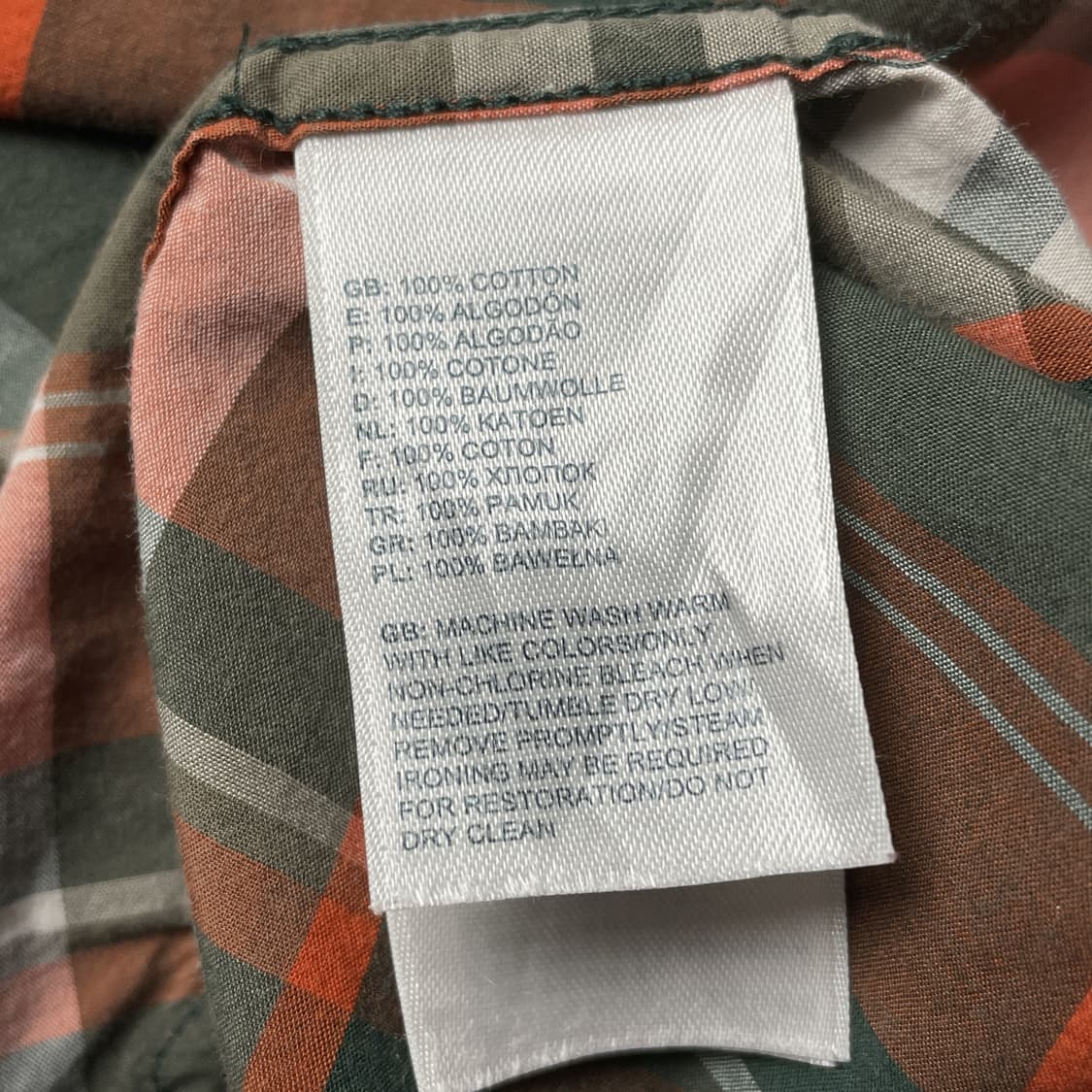 THE NORTH FACE 노스페이스 빈티지 그린 체크 코튼셔츠 상품이미지10