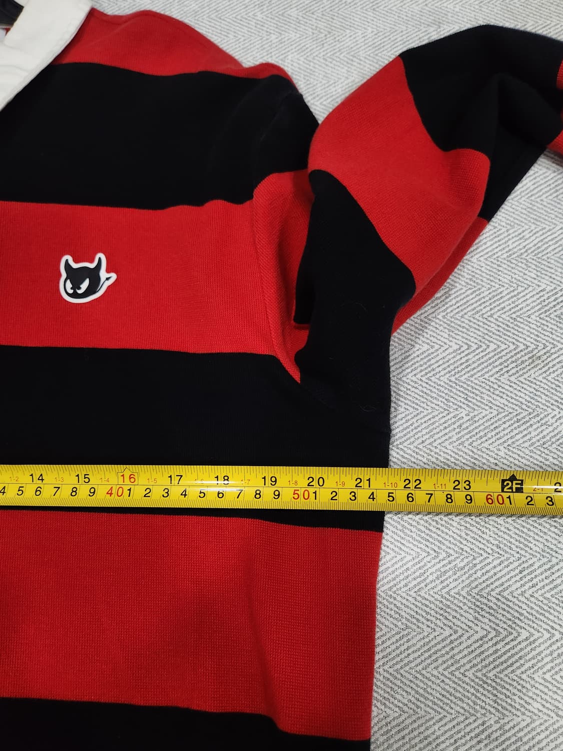 왁 WAAC 스트라이프 카라티 100사이즈 상품이미지8