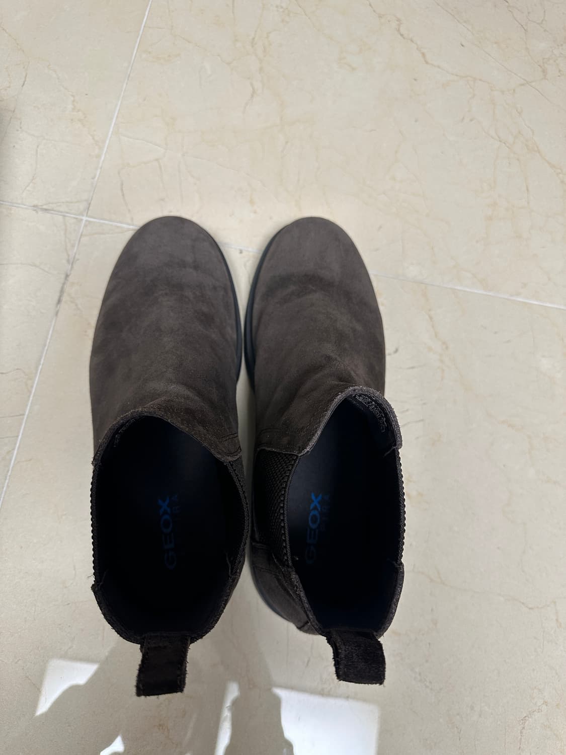 제옥스 브라운 스웨이드 첼시 부츠 (275) 상품이미지5