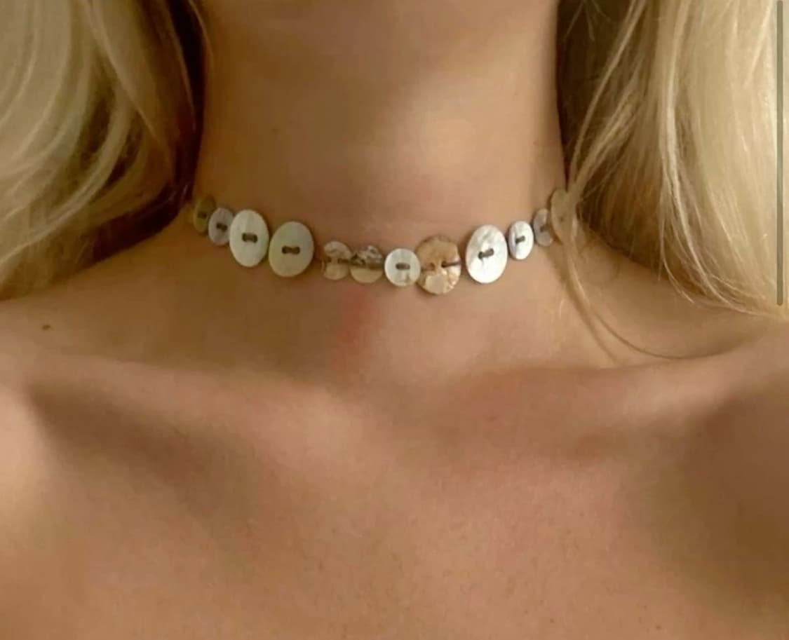 단추 목걸이 (Button necklace) 상품이미지1