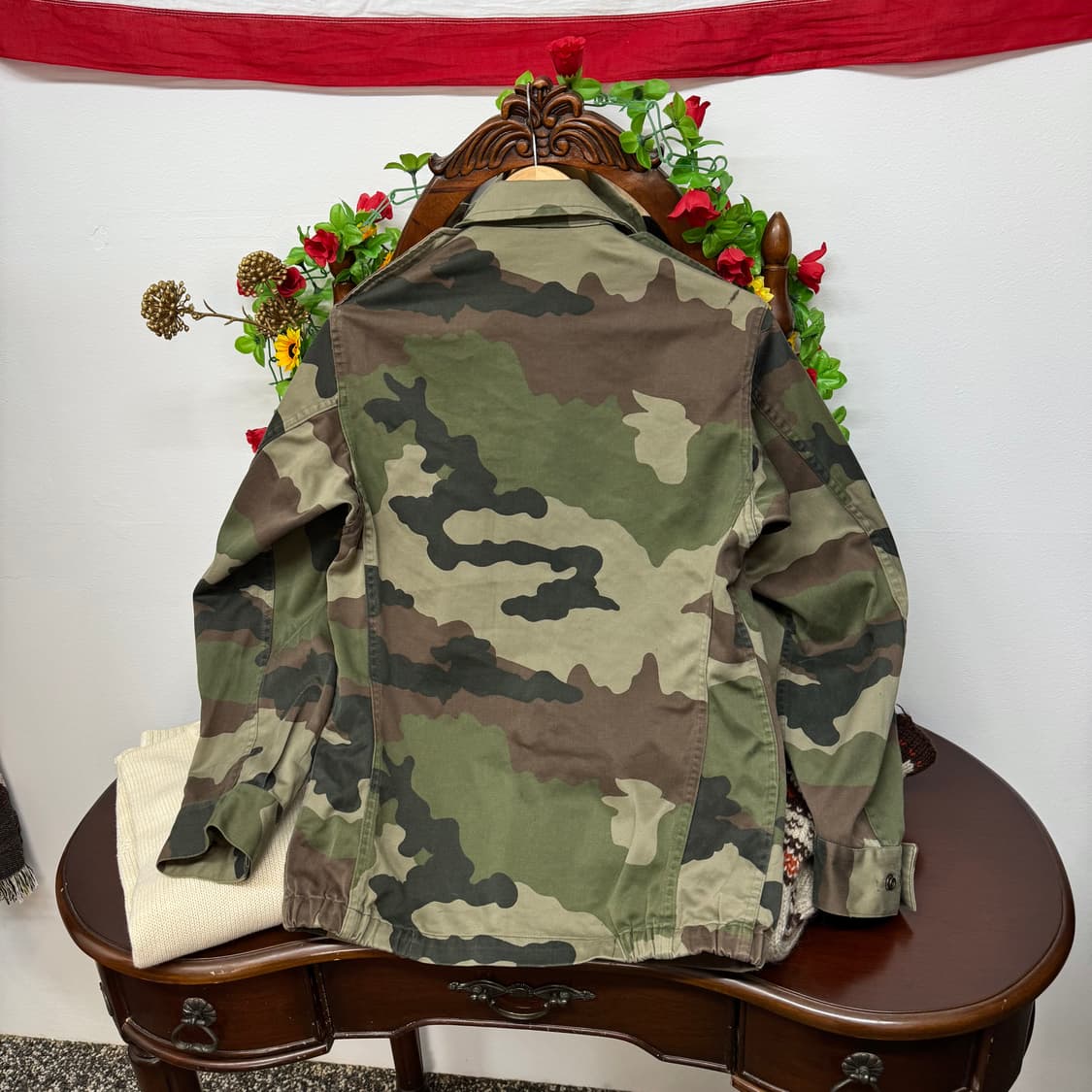 90s 빈티지 스페인 군 보스코소 필드 자켓 (S)   상품이미지4