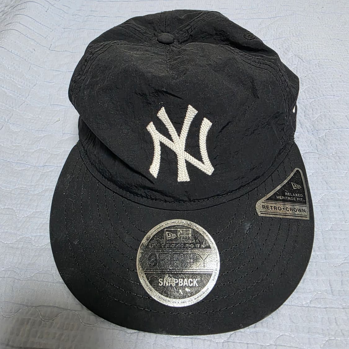 디스이즈네버댓 X 뉴에라 뉴욕양키스 레트로 크라운 캡 블랙 상품이미지2