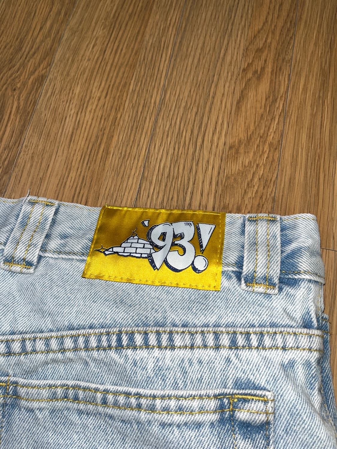 폴라 스케이트보드 93데님 라이트 블루 34X32 상품이미지5