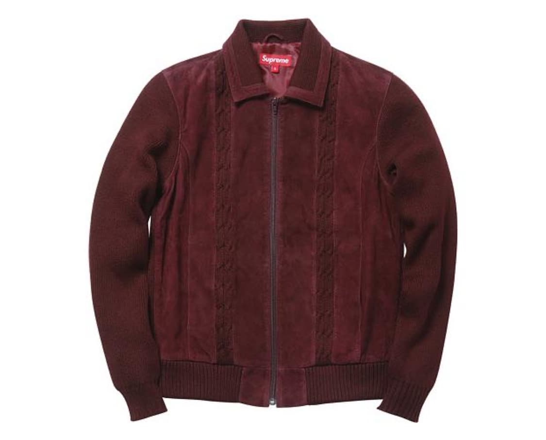 Supreme 슈프림 스웨이드 프론트 집업 자켓 상품이미지2